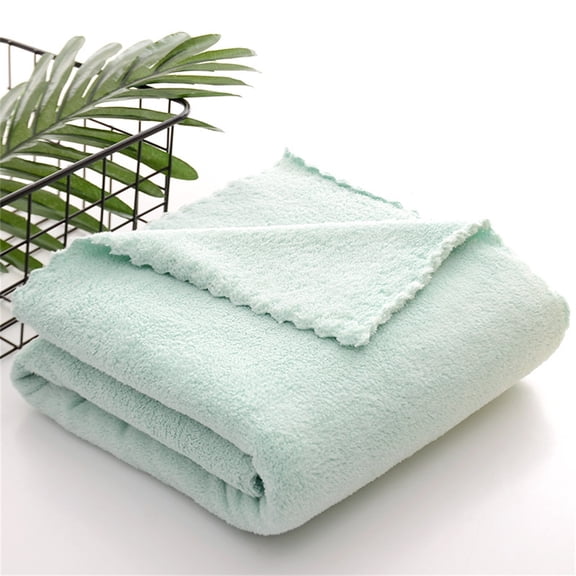 XIAOLE Soft High Density Coral Velvet Towel Children'S Bath Towel, High Water Absorptio,100% Cotton Turkish Towels For Bathroom, Malibu Peach Towel 20''X40''