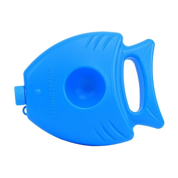 XIAOLE Solo Tennis Trainer Rebound, Portable Tennis Equipment For Self-Practice,Tennis Rebounder Kit, Includes, 4 String Balls 2 Tennis Vibration Dampeners, Works For Beginners, Blue