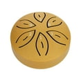 thumbnail image 1 of XIAOLE Steel Tongue Drums 3 Inch 6 Note Steel Tongue Drum, Musical Instruments Hand Drums with 1 Mallet and Storage Drum Bag, Handpan Drum Note Sticks for Meditation Sound Healing (Yellow), 1 of 9