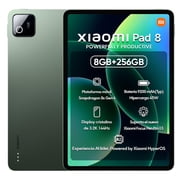 XIAOMI Pad 8 Ai WiFi Version Global No Calls or Text 11.2 inches 3.2K 144Hz 9200mAh Four Speakers 13 Mp Model 25097RP43G Pine Green, 256GB + 8GB