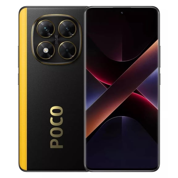 XIAOMI Poco X7 5G + 4G LTE for Tmobile Mint Tello & Global 256GB + 8GB Ai Curved 6.67" 50MP Triple Cam NFC Dual sim Unlocked Model 24095PCADG Desbloqueado Black