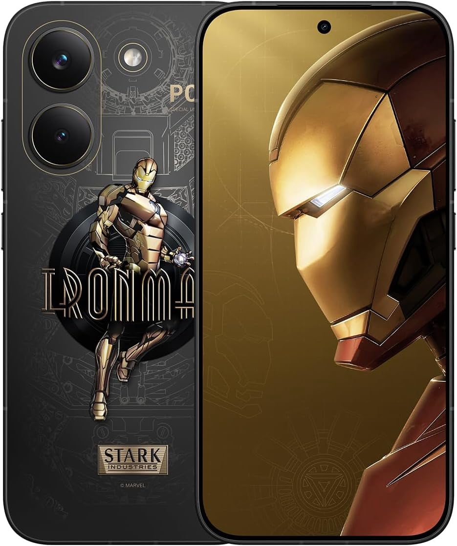 XIAOMI Poco X8 PRO 5G Ai Compatible with Tmobile Mint Tello & Global 512GB + 12GB 6.59" 50MP Gamers Phone NFC Dual sim Unlocked Model 2511FPC34G Liberado Iron Man Edition No Charger