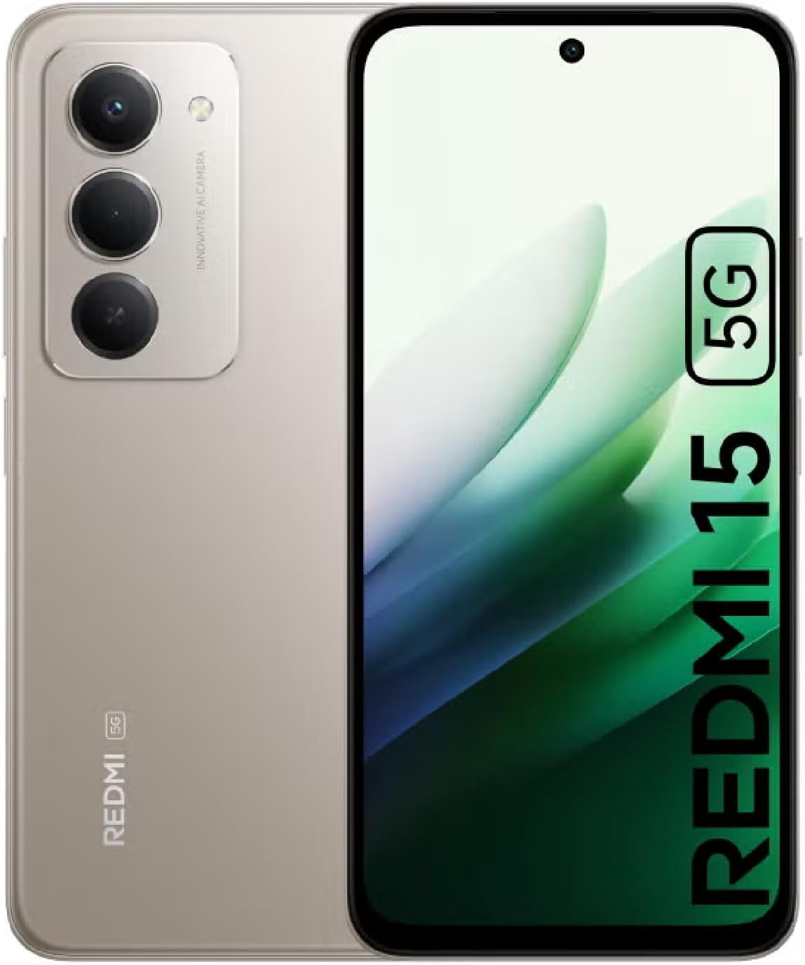 XIAOMI Redmi 15 5G NFC (Compatible with Tmobile Tello Mint & Global) (128GB + 4GB) Unlocked Dual SIM 6.9" 50MP Model 25057RN09E (Titan Gray)