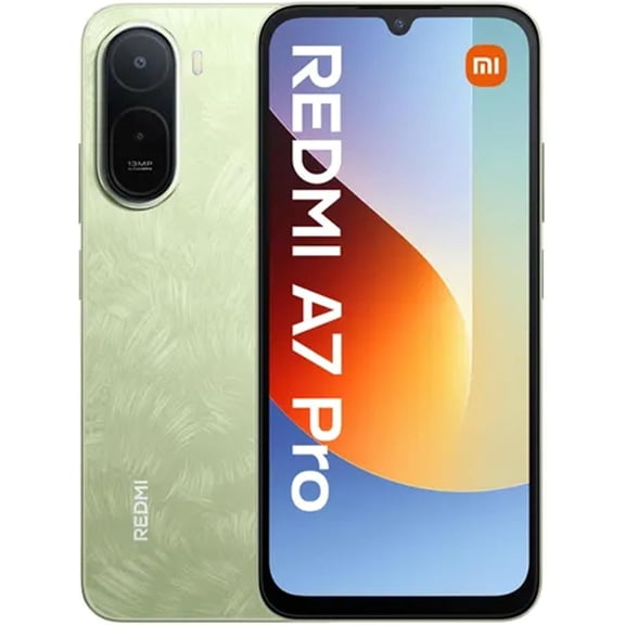 XIAOMI Redmi A7 Pro Ai 4G Unlocked Dual Sim For Tmobile Tello Mint Boost & Global 6.9" 13MP Dual Camera 64GB + 4GB, Palm Green