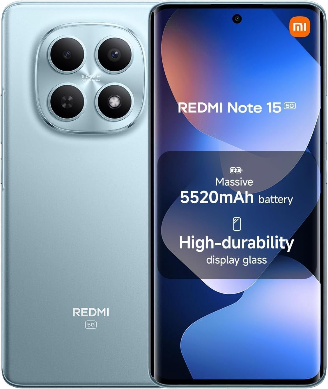 Xiaomi Redmi Note 15 5G 256GB ROM 8GB RAM Dual SIM GSM Unlocked -Blue