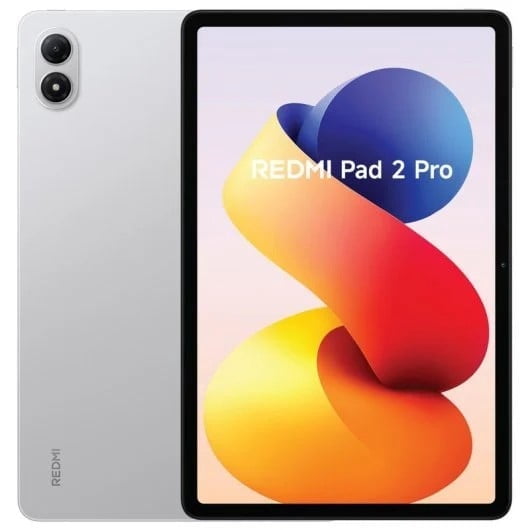 XIAOMI Redmi Pad 2 PRO Only WiFi (No Calls or Text) 12.1" 2.5K Octa Core 4 Speakers Global ROM 12000mAh Bluetooth Wi-Fi 6 8MP Model 25099RP13G (Silver, 256GB + 8GB)