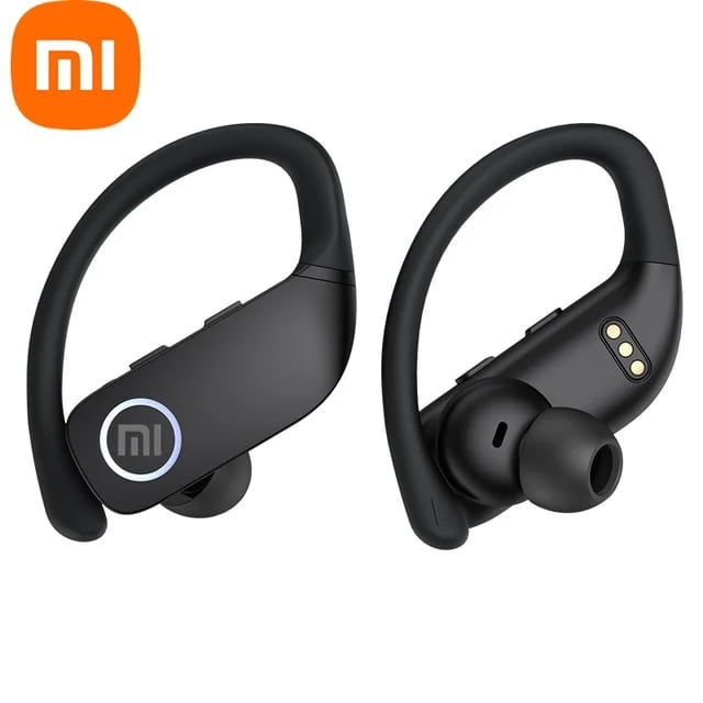 XIAOMI Wireless Earbuds Bluetooth Headphones Bass Sound Z9 Earhooks In Ear Sport Earbud Dual LED Display Built in Microphone black