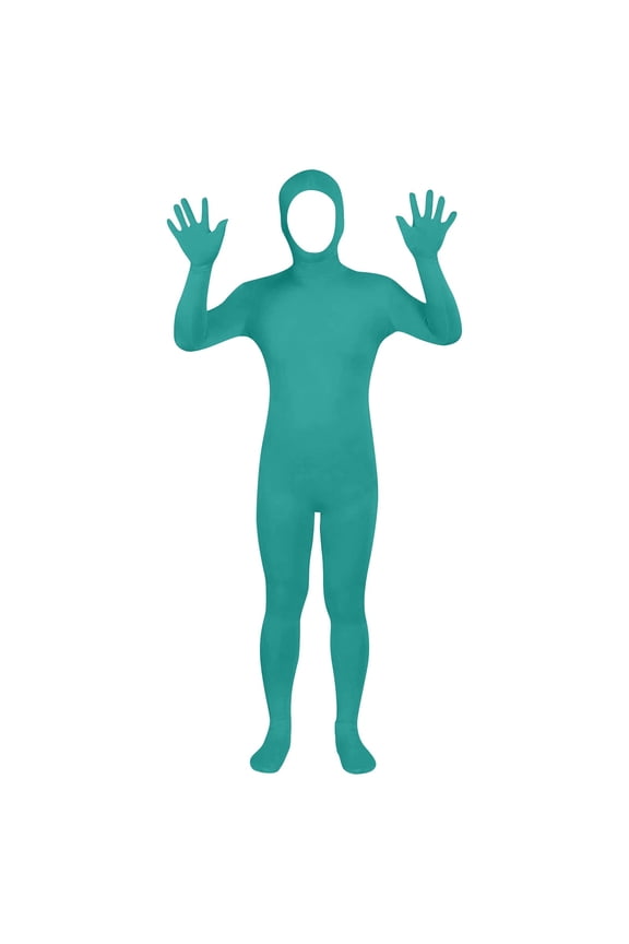 Adults Solid Full Body Suit Open Face Form Fitting Bodysuit Stretchy Performance Suits