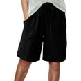 thumbnail image 1 of XIAONU Airy Gauze Shorts For Women Relaxed Fit Drawstring Waist Thigh Length Breathable Casual Vacation Lounge Pant, 1 of 5
