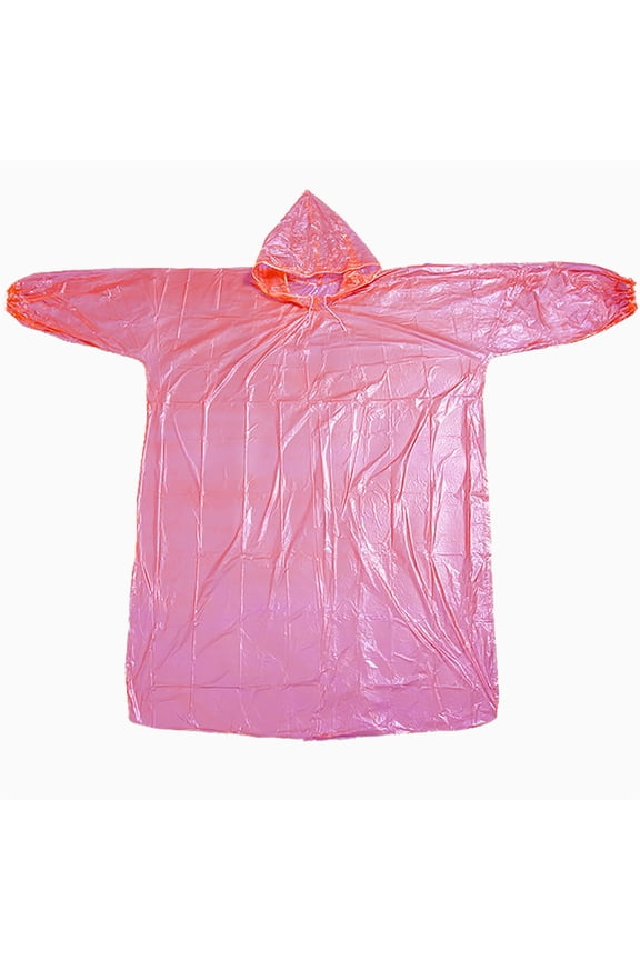 Full Body Transparent Raincoat For Men Lightweight Drawstring Waterproof Cape Outdoor Travel Emergency Wear Gear