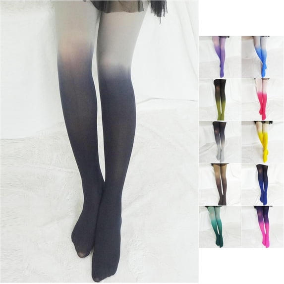 XIAONU Lightweight Gradient Tone Sheer Tights for women