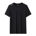 thumbnail image 1 of XIAOCHA Men Quick Dry Lightweight Short Sleeve Crew Neck T Shirt Reflective Workout Casual Tee, 1 of 3