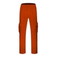 thumbnail image 1 of XIAONU Men's Corduroy Pants Drawstring Waist Full Length Trousers Soft Casual Streetwear Weekend Hangout Bottoms, 1 of 7