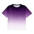 thumbnail image 1 of XIAONU Men's Gradient Tee Oversized Fit Crew Neck Short Sleeve Ombre Print Shirt Casual Streetwear Everyday Wear Top, 1 of 5