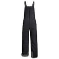 thumbnail image 1 of XIAONU Men's Insulated Snow Bib Overalls - Water-Resistant Nylon Loose-Fit Full-Zip Winter Ski Work Trousers, 1 of 5