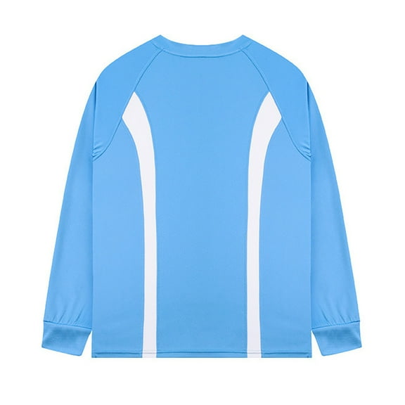 XIAONU Men's Long-Sleeve Half-Zip Raglan-Sleeve Top Striped-Accent Casual Shirt Breathable Daily Gym Sports Active Wear