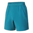 thumbnail image 1 of XIAONU Men's Quick-Dry Active Shorts With Elastic Waistband Lightweight Breathable Water-Resistant Workout Bottoms, 1 of 4