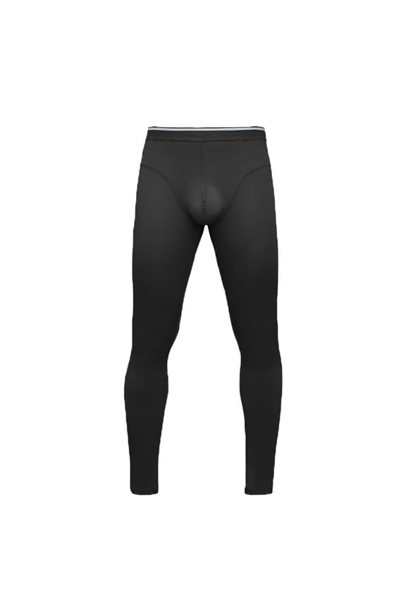 Men's Thermal Base Layer Pants Stretchy Full Length Compression Pants Breathable Cold-Weather Active Leggings