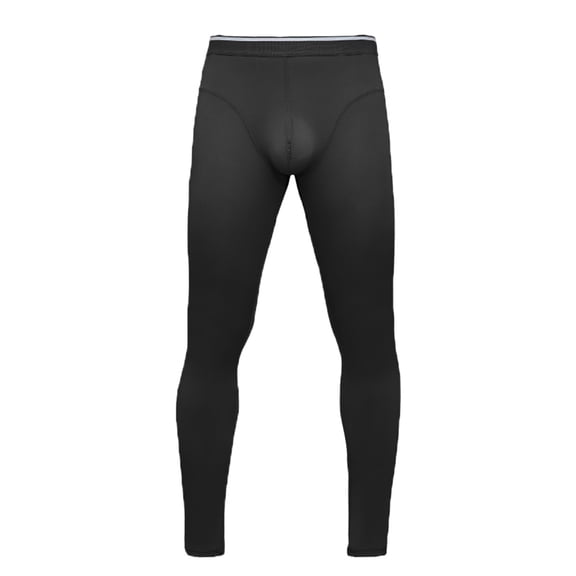 XIAONU Men's Thermal Base Layer Pants Stretchy Full Length Compression Pants Breathable Cold-Weather Active Leggings