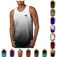 thumbnail image 1 of XIAONU Men's Tree Print Tank Top Sleeveless Beach Sports Shirts Tops, 1 of 4