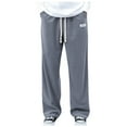 thumbnail image 1 of XIAONU Mens Corduroy Pants Elastic Waist Full Length Pants Soft Casual Streetwear Pants, 1 of 7