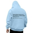 thumbnail image 1 of XIAONU Mens Inspirational Quote Print Hoodie Long Sleeve Hooded Graphic Top Soft Casual Daily Wear Hoodies, 1 of 6