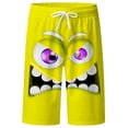 thumbnail image 1 of XIAONU Mens Graphic Print Swim Trunks Relaxed Knee-Length Drawstring Waist Quick-Dry Vibrant Beach Bottoms, 1 of 4