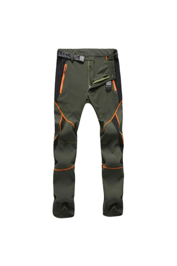 Outdoor Hiking Pants For Men Quick-Dry Loose Straight-Leg Pants Waterproof Windproof Workout Pants