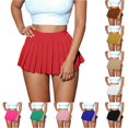 thumbnail image 1 of XIAONU Pleated Skirt for Women High Waist Casual Tennis Mini Skirt, 1 of 4