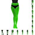 thumbnail image 1 of XIAONU Stretchy Fishnet Tights for Women Printed Graphic Holiday Wear Legging Bottoms, 1 of 6