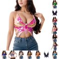 thumbnail image 1 of XIAONU Summer Sequin Cropped Cami Top for Women V-Neck Party Night-Out Tank Top, 1 of 7