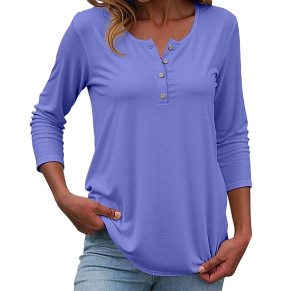 XIAONU T Shirts For Womens Long Sleeve Turtleneck Knit T Shirt baggy Fit pleasure Split Hem Tops For Daily Wear Comfortable Soft Stretch Basic Tee