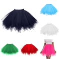 thumbnail image 1 of XIAONU Women's Asymmetrical Tutu Skirt Lightweight Tutu Skirts Festival Dance Mini Skirt, 1 of 4