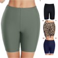 thumbnail image 1 of XIAONU Women's Compression Swim Shorts Solid Summer Pool Swim Trunks, 1 of 6