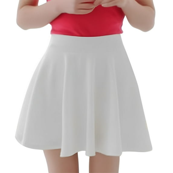 XIAONU Women's Flared Mini Skirt A-Line Swing Short Skirt Versatile Casual Daily School Skirts