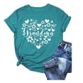 thumbnail image 1 of XIAONU Women's Grandma Graphic T Shirts Heart Print Tee Soft Casual Holiday Top, 1 of 2