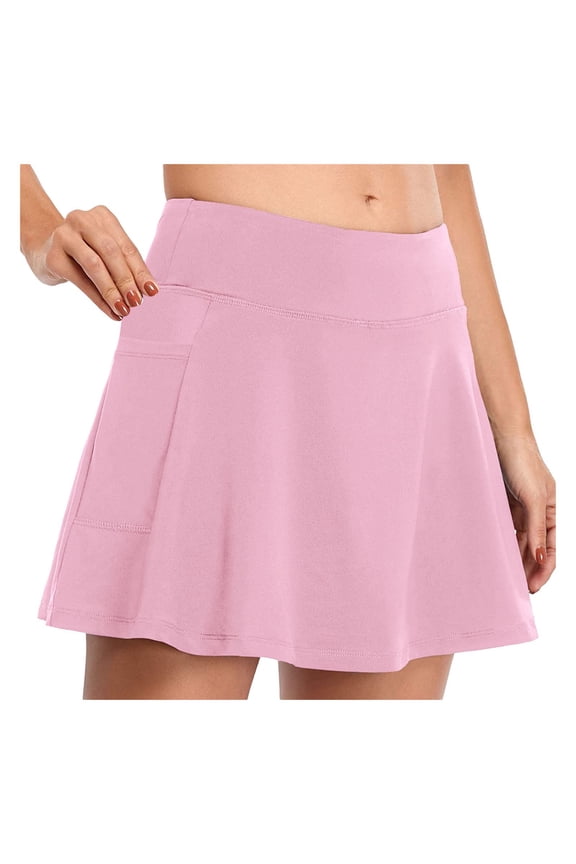 Women's High Waist Tennis Skirt Stretchy Athletic Skirts Golf Daily Training Skort