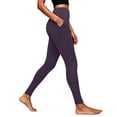 thumbnail image 1 of XIAONU Women's Pocketed Full Length Leggings High Waisted Ankle Length Elastic Waist Tights Stretchy Supportive Workout Leggings, 1 of 5