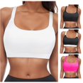 thumbnail image 1 of XIAONU Women's Square Neck Bikini Top Solid Summer Beach Swim Bra, 1 of 5