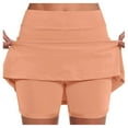 thumbnail image 1 of XIAONU Womens High Waist Athletic Skort Layered Design Built-in Short Skort Comfy Tennis Golf Running Skort, 1 of 6