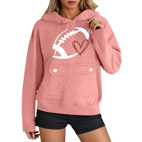 XIAONU Womens Hoodies Canarium Album Printed Kangaroo Pocket Hoodie Long Sleeve Oversized Drawstring Hooded Pullover Sweatshirt