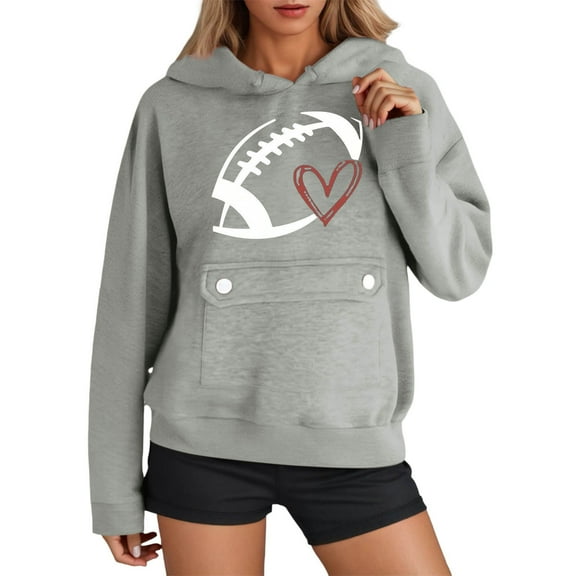 XIAONU Womens Hoodies Canarium Album Printed Kangaroo Pocket Hoodie Long Sleeve Oversized Drawstring Hooded Pullover Sweatshirt