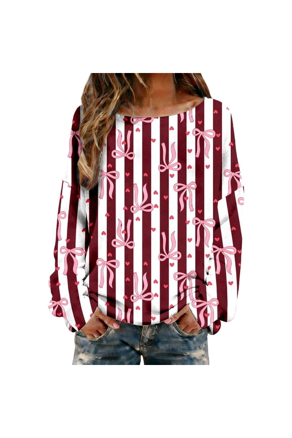 Womens Oversized Long Sleeve T-Shirt Loose Fit Boat Neck Casual Tee Lightweight Daily Wear Loungewear Top