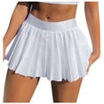 thumbnail image 1 of XIAONU Womens Pleated Active Skort High Waist Flared Athletic Skirt Performance Casual Tennis Golf Skirt, 1 of 4