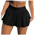 thumbnail image 1 of XIAONU Womens Pleated Active Skort High Waist Flared Athletic Skirt Performance Casual Tennis Golf Skirt, 1 of 4