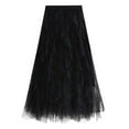thumbnail image 1 of XIAONU Womens Skirts High Waisted Thin And Mesh A Line Cake Skirt Ladies Solid Color Casual Loose Elegant Midi Skirt, 1 of 6