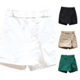thumbnail image 1 of XIAONU Womens Solid Skort Button Front Side Pockets Bottoms, 1 of 5