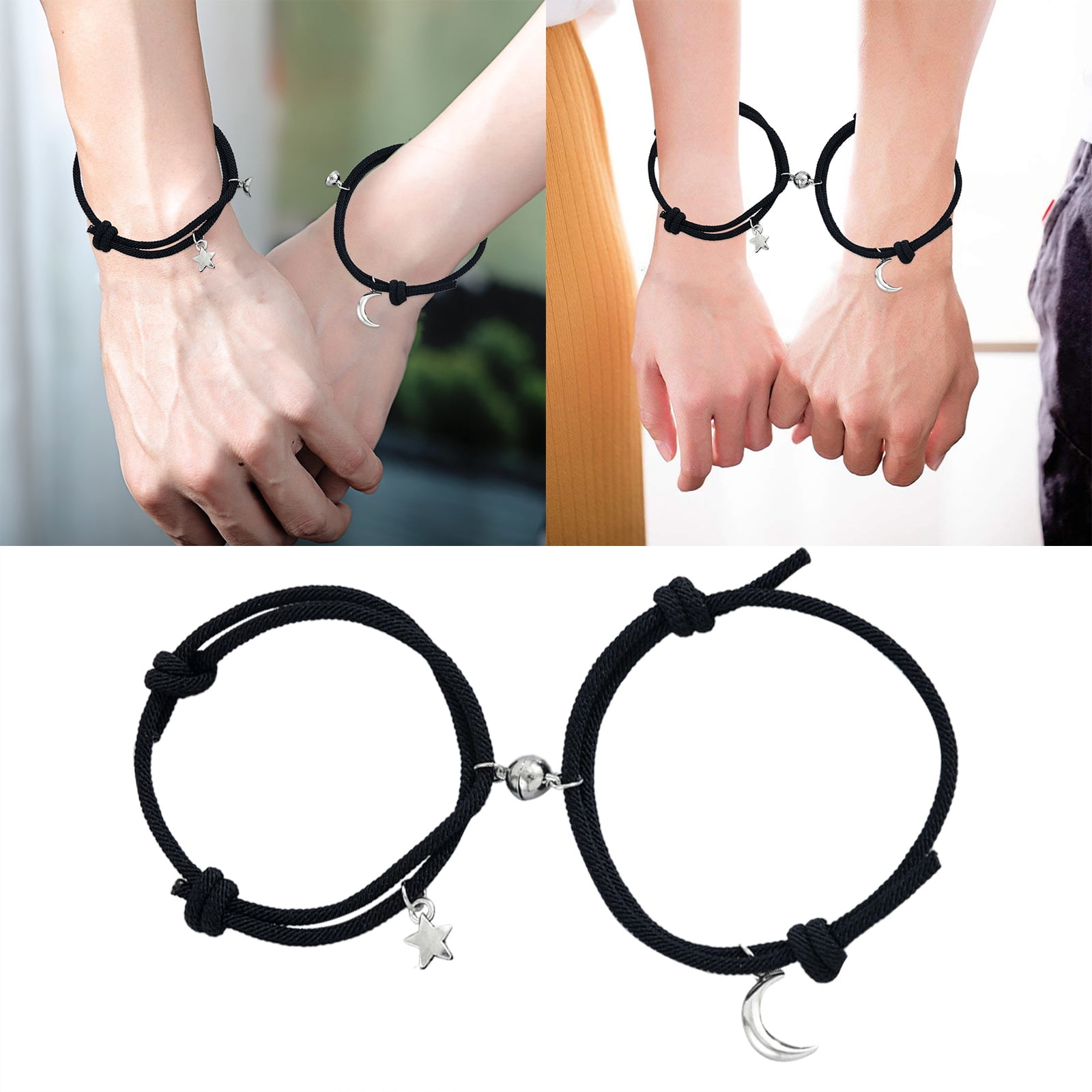 Buy White & Black Bracelets & Bangles for Women by Thrillz Online | Ajio.com