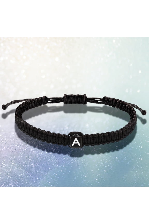 Initial String Bracelets for Women Men Teen Girls Boys Handmade Rope Braided Bracelet Minimalist Jewelry Matching Couple Bracelets Bracelets A