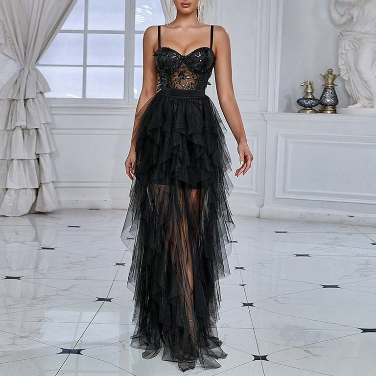 Women's Vew Sequins Sexy Evening Dress Women's Vew Sequins Sexy Evening Dress
